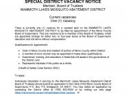 Notice of Vacancy