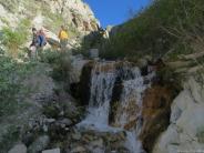 Mutual Aid Search for a Missing Hiker on Boundary Peak