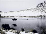 Helicopter rescue with boats