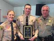 Photos of Sheriffs receiving reward