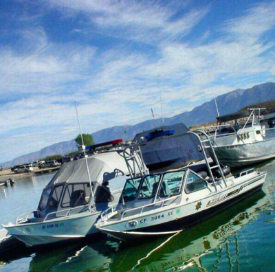 Mono County Sheriff boat