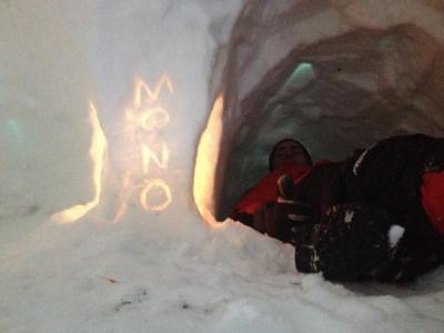 Winter Search and Rescue snow cave