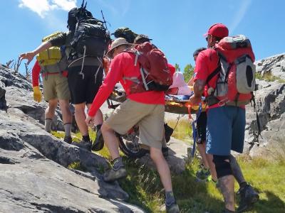 SAR Team aids ill hiker at Shamrock Lake