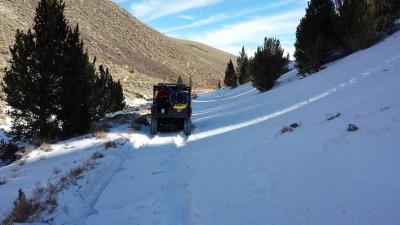 Aid to an injured hiker in the White Mountains